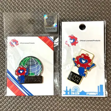 오사카 간사이 만박 EXPO2025 미야쿠미야쿠 핀즈 핀 배지 지구 날기