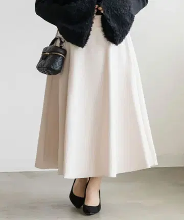 빅 사이즈 CLETTE 80 기장 플레어 스커트 3L