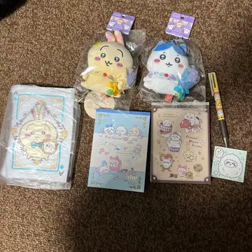 미개봉 치이카와(먼작귀) 다회 문구와 홋카이도 한정 마스코트