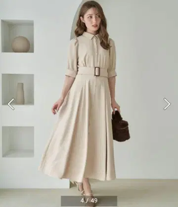 택 포함 미사용 새상품 노엘라 가을 벨트 원피스 M 사이즈