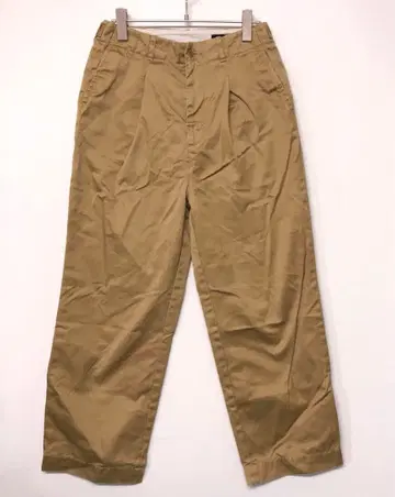 caqu 구제 의류 일본제 하이웨스트 통 스트레이트 허리 포인트 트라우저