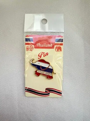 간사이 만박 태국 파빌리온 핀 배지 코끼리