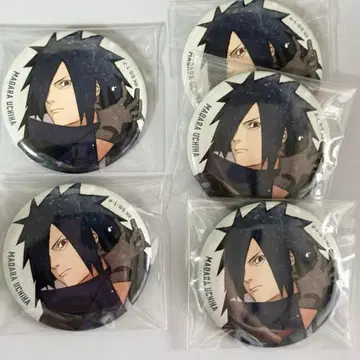 NARUTO 우치하 마다라 베이스야드 캔뱃지 5종 세트