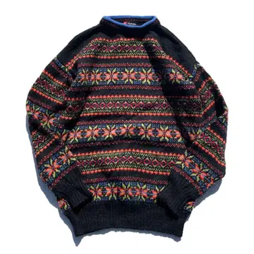 [ 00s ] England제 019 노르딕 울 니트 블랙 S