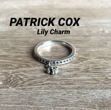 패트릭 콕스 릴리 참 CZ SILVER 반지 약 15호