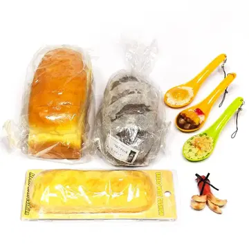 [실물 크기] 리얼 식품 샘플 7종 세트 빵, 렌게, 문어 소시지 등