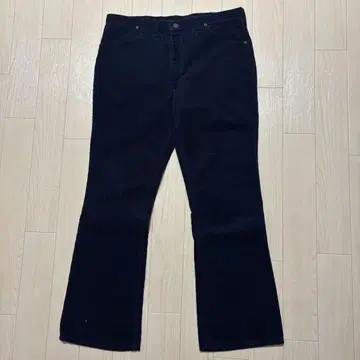 70sWrangler 부츠컷 데님 코듀로이 다크 네이비