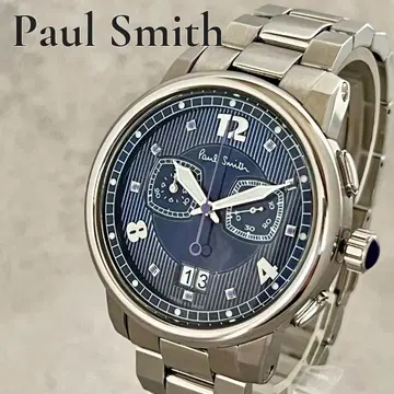 [ 작동품 ] PaulSmith 노팅엄 크로노 빅 데이트 남성용 손목시계