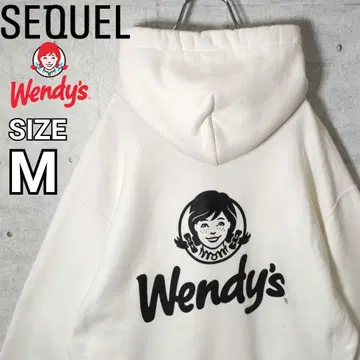 [시크엘] 23AW 웬디스 맨투맨 후드티 화이트 M