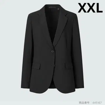 유니클로 감동 자켓 릴랙스 핏 3L 블랙