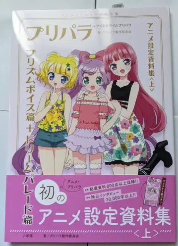 프리파라 아이돌타임 프리파라 애니메이션 설정 자료집 소라미 스마일 커버