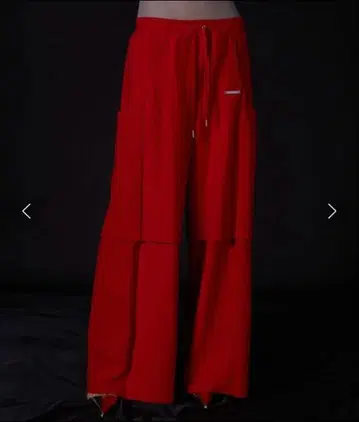 PRANK PROJECT 프론트 레이어드 스웨트 팬츠