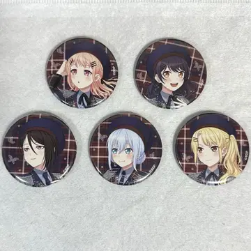 뱅드림 Morfonica 캔뱃지 ff 노멀 (5개 세트)