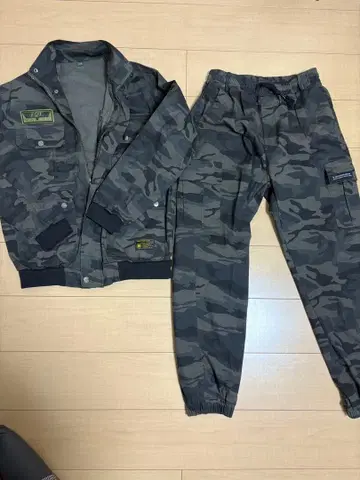 작업복 카모플라쥬 셋업