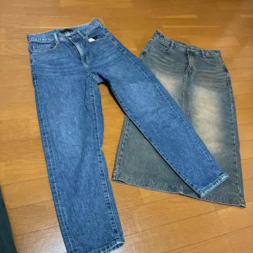 데님 청바지 세트 (2점)