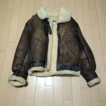 아비렉스 무스탕 b-3 플라이트 자켓