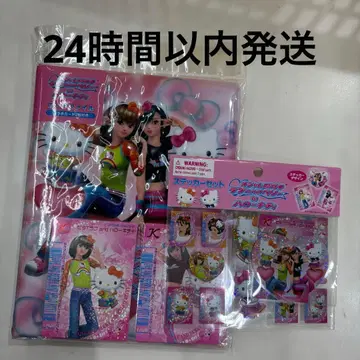 오샤레마녀 러브 and 베리 헬로키티 카드 파일 스티커 1