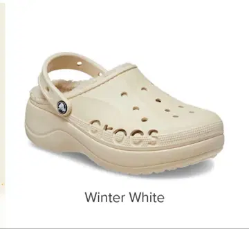crocs 2025 가을/겨울 바야 플랫폼 라인드 크로그 보아 24cm