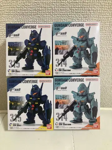 건담 컨버전스 짐 커스텀 & 짐 쿠엘 총 4개