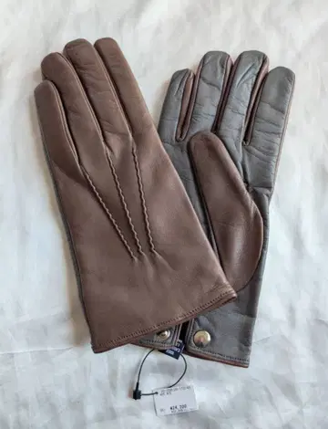 미사용 새상품 estnation 24200엔 가죽 장갑 브라운