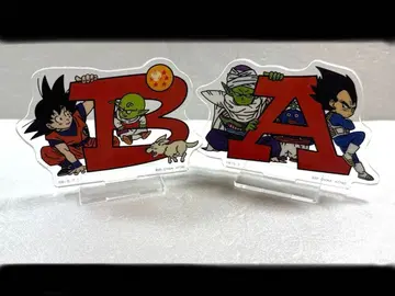 제일복권 드래곤볼 아크릴 스탠드 2개 세트 손오공 덴데 피콜로 베지터