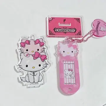 산리오 키티 아크릴 스탠드 네임택