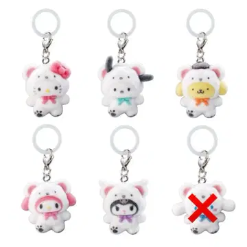 메지루시 액세서리 산리오 캐릭터즈 후와후와 스노우