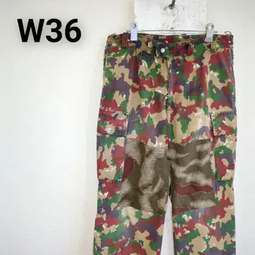 실물 스위스군 M83 36인치 알펜 카모플라쥬 팬츠