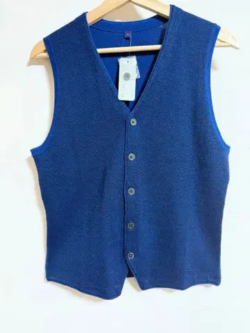 FILLY ITALIA 네이비 V넥 베스트 M