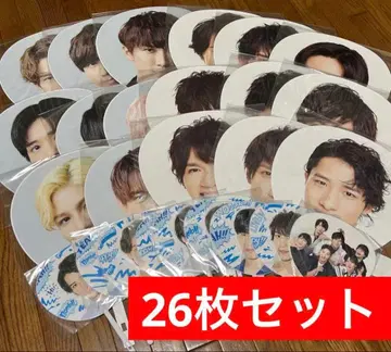 [ 26장 세트, 개별 판매 가능 ] Snow Man 공식 부채