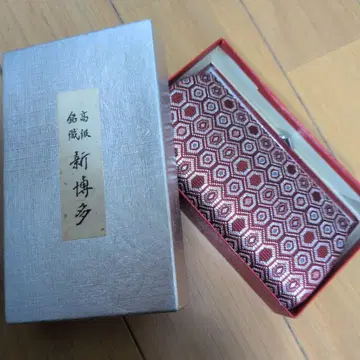 새상품 하카타오리 신하카타 육각형 무늬 지갑