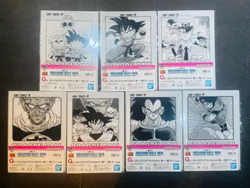 제일복권 드래곤볼 G상 코믹스 클리어 파일 7매 세트1