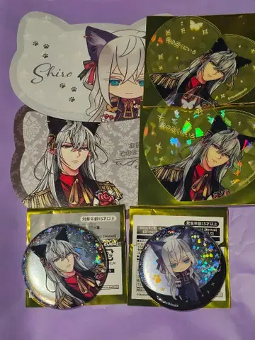 악마 집사 아쿠네코 난자타운 미니게임 시로 특전 캔뱃지