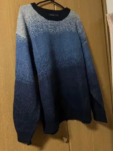 RAGEBLUE 그라데이션 블루 니트 M