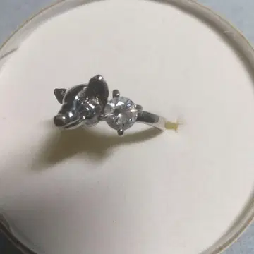 e.m. 핑키링 돼지 모티브 지르코니아 약 3~4호