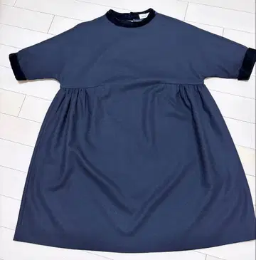 L'atelier de 다크 블루 원피스 반팔