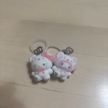 헬로키티 소프트 비닐 키링 2세트