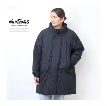 WILD THINGS 와일드 띵스 몬스터 후드티 M 블랙