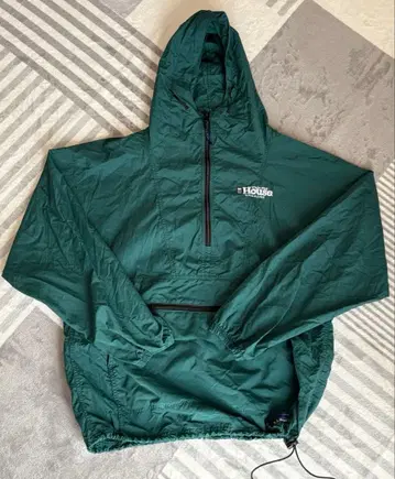 80s llbean 아노락 후드티 기업 로고