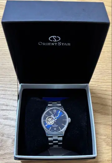 ORIENT STAR 자동 시계 파랑
