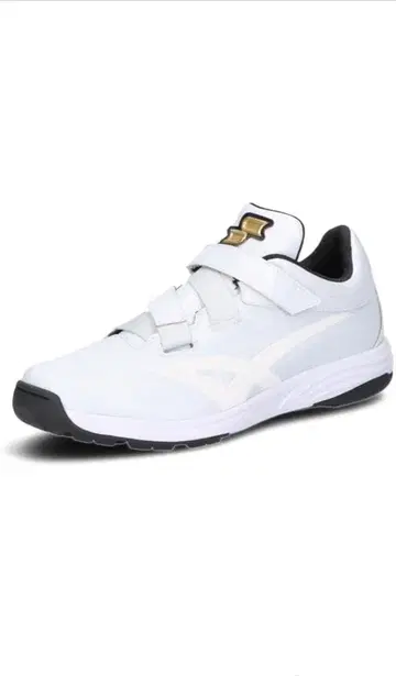 화이트 트레이닝 슈즈 스트랩 포함