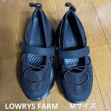 LOWRYS FARM 레이스업 발레 스니커즈