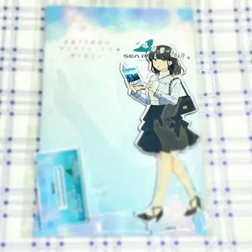 청춘 돼지는 바다의 낙원 수족관 한정판 아크릴 스탠드 아카기 이쿠미