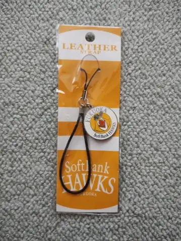 [ 미개봉 레어 ] 후쿠오카 소프트뱅크 호크스 가죽 스트랩