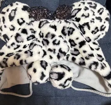 디즈니랜드 레오파드 무늬 팬 캡