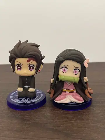 카마도 탄지로 네즈코 미니 피규어 캡슐 토이