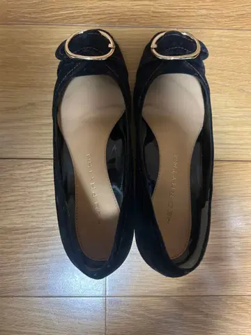 스웨이드 펌프스 23cm