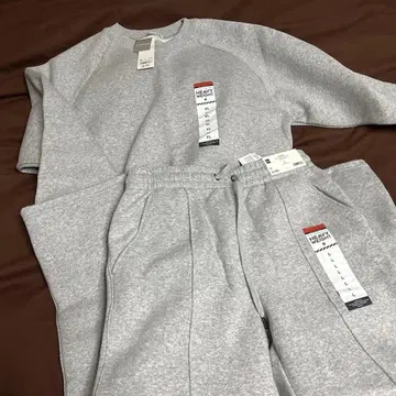 GU 헤비 웨이트 맨투맨 트레이닝복 XL 팬츠 L 그레이