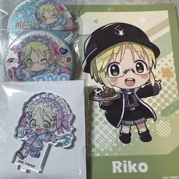 메이드 인 어비스 팝업 캔뱃지 아크릴 스탠드 리코