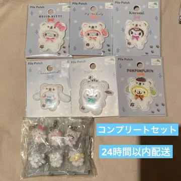 메지루시 액세서리 산리오 캐릭터즈 후와후와 스노우 컴플리트 세트